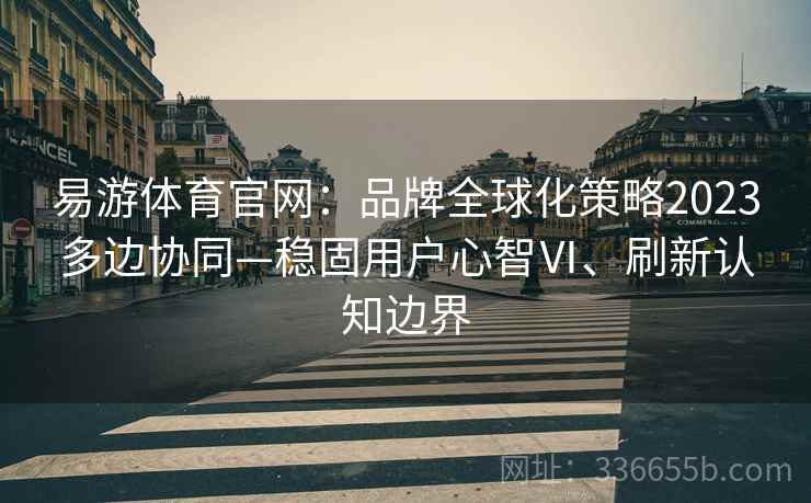 易游体育官网：品牌全球化策略2023多边协同—稳固用户心智Ⅵ、刷新认知边界