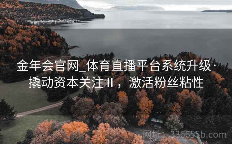金年会官网_体育直播平台系统升级·撬动资本关注Ⅱ，激活粉丝粘性