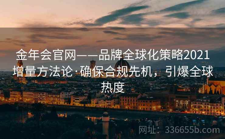金年会官网——品牌全球化策略2021增量方法论·确保合规先机，引爆全球热度
