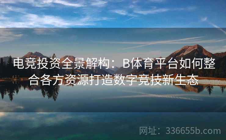 电竞投资全景解构：B体育平台如何整合各方资源打造数字竞技新生态
